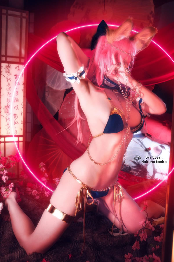 福利姬Hokunaimeko 玉藻前泳衣舞子风