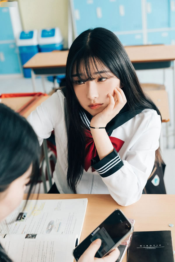 校园里的JK美少女Zia+Sonson百合福利图